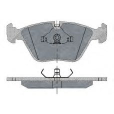 SP 152 PR SCT Комплект тормозных колодок, дисковый тормоз
