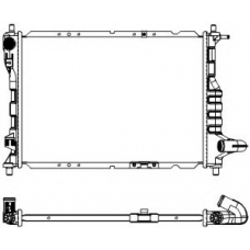 3141-1010 SAKURA  Automotive Радиатор, охлаждение двигателя