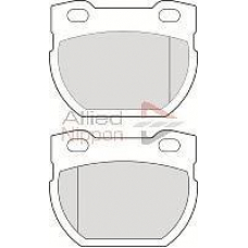 ADB01078 COMLINE Комплект тормозных колодок, дисковый тормоз