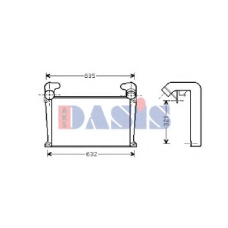 267050T AKS DASIS Интеркулер