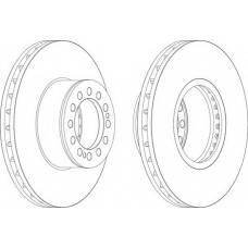 FCR214A FERODO Тормозной диск