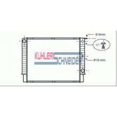 3308401 KUHLER SCHNEIDER Радиатор, охлаждение двигател