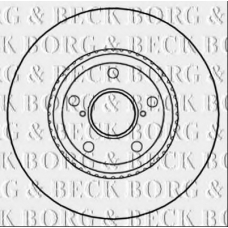 BBD5292 BORG & BECK Тормозной диск