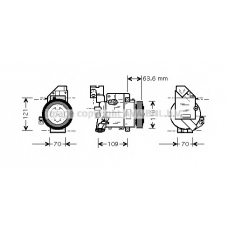 MSK425 Prasco Компрессор, кондиционер