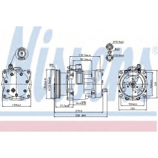 89187 NISSENS Компрессор, кондиционер