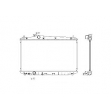 58323 NRF Радиатор, охлаждение двигателя