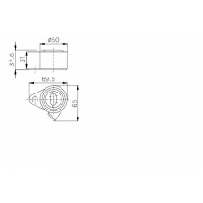 TKR 9880 TIMKEN Натяжной ролик, ремень грм