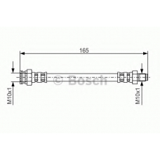 1 987 476 454 BOSCH Тормозной шланг