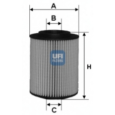 25.072.00 UFI Масляный фильтр