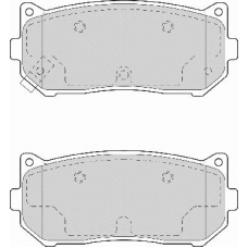 FD7035A NECTO Комплект тормозных колодок, дисковый тормоз