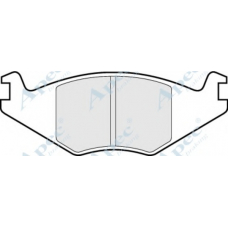 PAD439 APEC Комплект тормозных колодок, дисковый тормоз