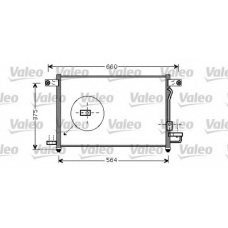 818061 VALEO Конденсатор, кондиционер