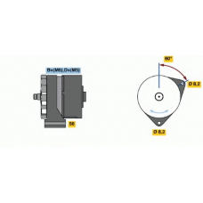 0 120 339 537 BOSCH Генератор