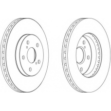 DDF1446-1 FERODO Тормозной диск