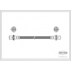 19030351 CORTECO Тормозной шланг