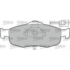 540556 VALEO Комплект тормозных колодок, дисковый тормоз