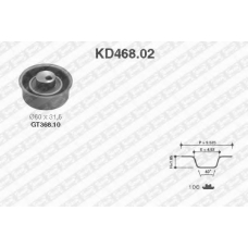 KD468.02 SNR Комплект ремня грм