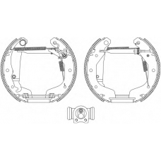 8DB 355 004-201 HELLA Комплект тормозных колодок