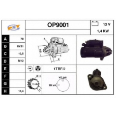 OP9001 SNRA Стартер