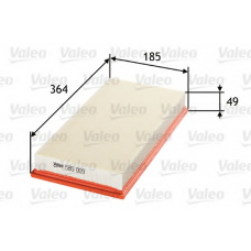 585009 VALEO Воздушный фильтр