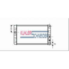 3302801 KUHLER SCHNEIDER Радиатор, охлаждение двигател