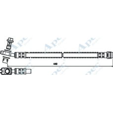 HOS3743 APEC Тормозной шланг