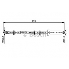 1 987 476 329 BOSCH Тормозной шланг