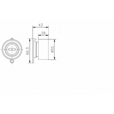 TKR 9926 TIMKEN Натяжной ролик, ремень грм