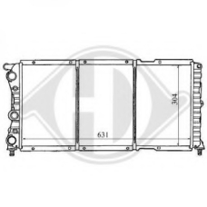 8109162 DIEDERICHS Радиатор, охлаждение двигателя