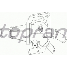 207 509 TOPRAN Корпус термостата
