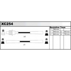 XC254 QUINTON HAZELL Комплект проводов зажигания