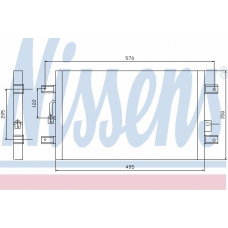 94561 NISSENS Конденсатор, кондиционер