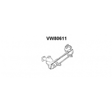 VW80611 VENEPORTE Глушитель выхлопных газов конечный