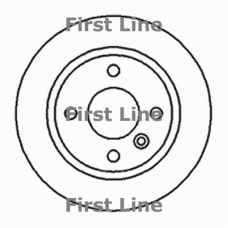 FBD567 FIRST LINE Тормозной диск