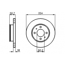 0 986 479 264 BOSCH Тормозной диск