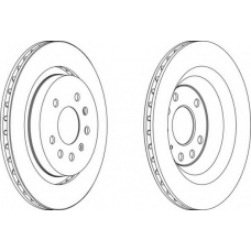 DDF1289-1 FERODO Тормозной диск