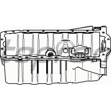 110 614 TOPRAN Масляный поддон