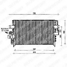 TSP0225087 DELPHI Конденсатор, кондиционер