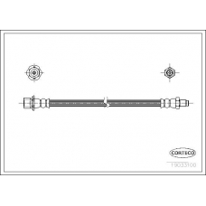 19033100 CORTECO Тормозной шланг