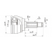 CVJ5241.10 OPEN PARTS Шарнирный комплект, приводной вал