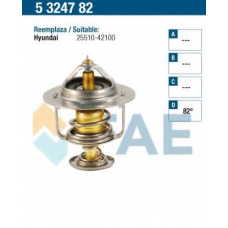 5324782 FAE Термостат, охлаждающая жидкость