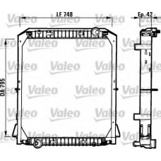 730258 VALEO Радиатор, охлаждение двигателя