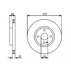 0 986 479 472 BOSCH Тормозной диск