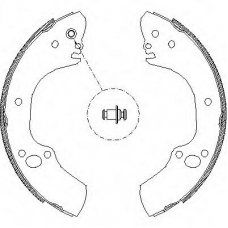 Z4068.00 WOKING Комплект тормозных колодок