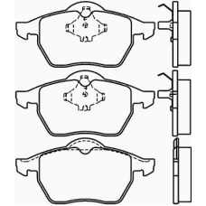 P 85 036 BREMBO Комплект тормозных колодок, дисковый тормоз