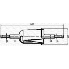 213908051100 MAGNETI MARELLI Топливный фильтр