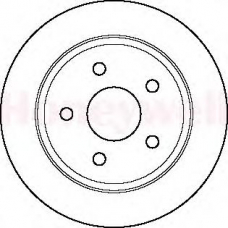 562148B BENDIX Тормозной диск