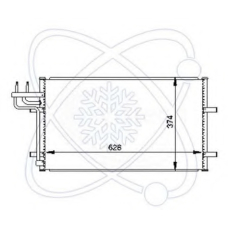 30G0033 ELECTRO AUTO Конденсатор, кондиционер