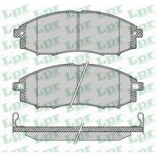 05P1343 LPR Комплект тормозных колодок, дисковый тормоз