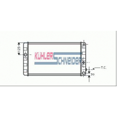 3302401 KUHLER SCHNEIDER Радиатор, охлаждение двигател